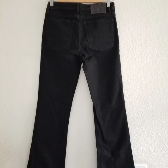 Golden Goose Funny Cropped Flare Black Jeans 27 - Picture 3 of 6